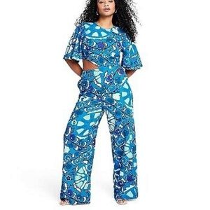 RHODE Blue and White Floral Dress